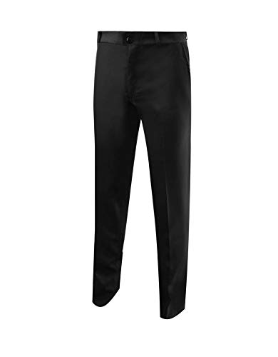 MUNDDY - Trabaja Pantalones Pantalones de Chef Pantalones para camanero Camarera Color Negro (para Camarero (807), 44)