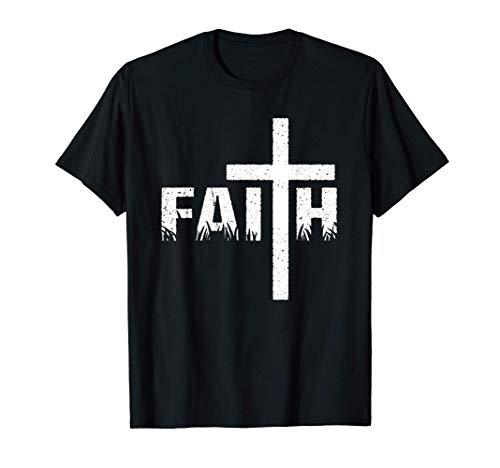 Fe Cruz Religiosa Jesús Iglesia Cristiana Pastor Camiseta