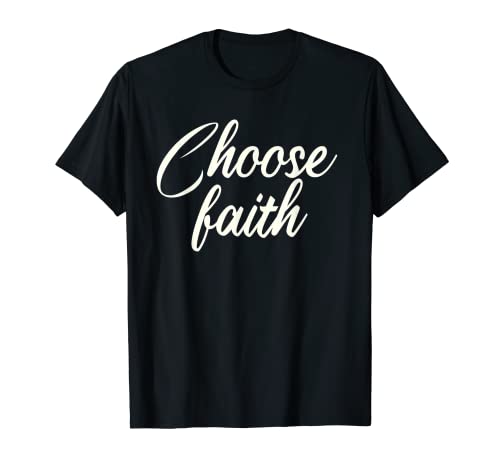 Elegir fe religiosa Jesús iglesia cristiana Pastor regalo Camiseta