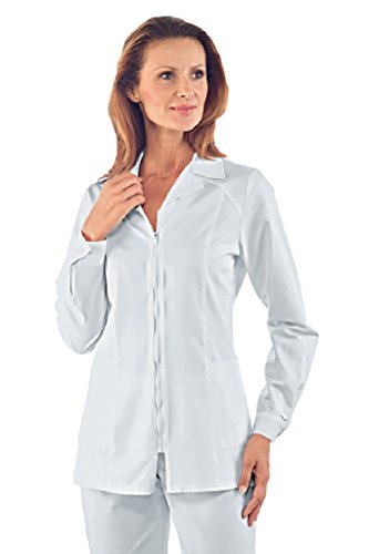 Isacco casaca Barcelona blanco, blanco, XL, 100% algodón, manga larga